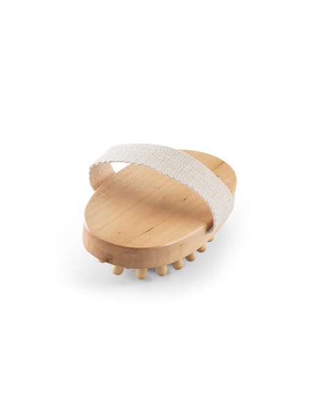 DOWNEY Cepillo de masaje de bano de madera