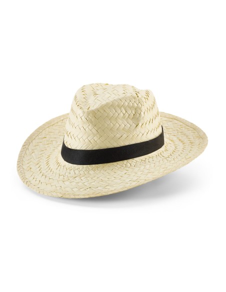 EDWARD POLI Sombrero de paja natural