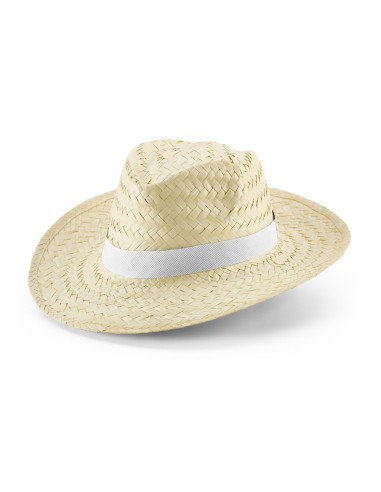 EDWARD POLI Sombrero de paja natural