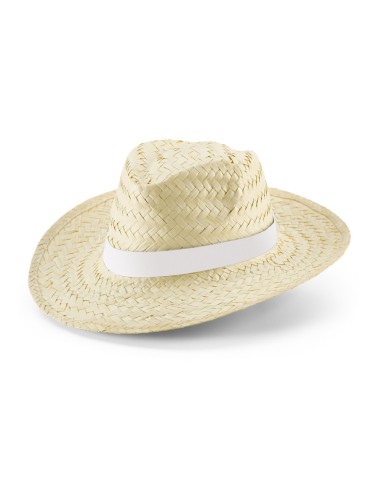 EDWARD RIB Sombrero de paja natural