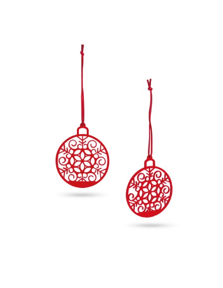 99330 Set de 2 adornos de Navidad