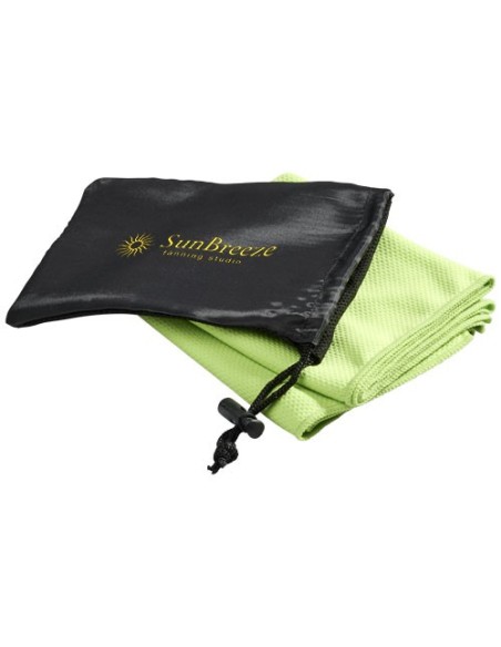 Toalla refrescante en bolsa de malla "Peter"