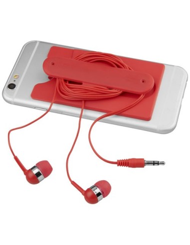 Auriculares internos y portatarjetas de...