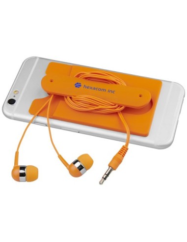 Auriculares internos y portatarjetas de...