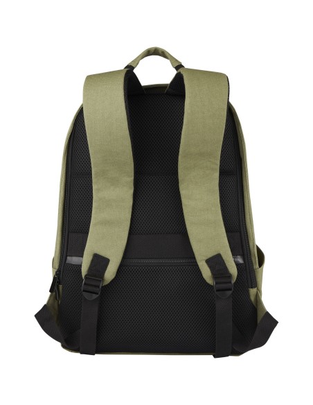 Mochila antirrobo de 18 L para portátil de 15,6" de lona reciclada GRS "Joey"