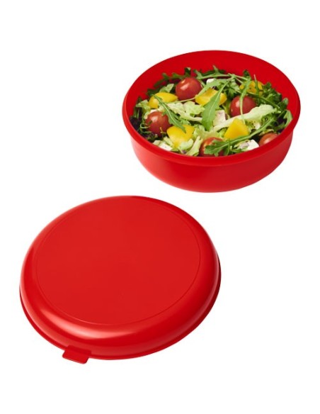 Fiambrera de plástico redonda para pasta "Miku"