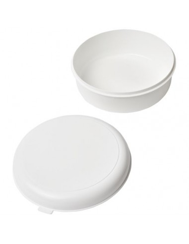 Fiambrera de plástico redonda para pasta "Miku"