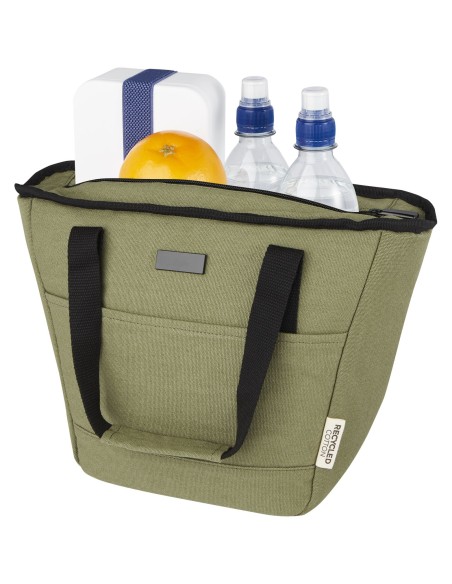 Bolsa isotérmica de 6 L para almuerzo y 9 latas de lona reciclada GRS "Joey"
