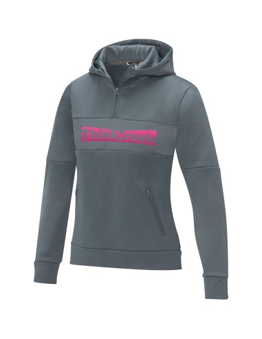 Sudadera anorak con capucha  con media...