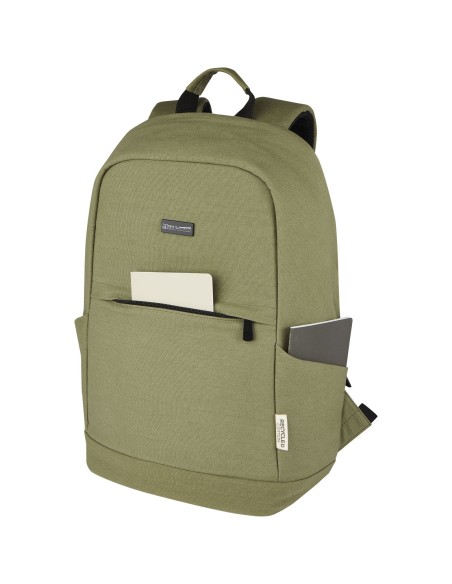 Mochila antirrobo de 18 L para portátil de 15,6" de lona reciclada GRS "Joey"