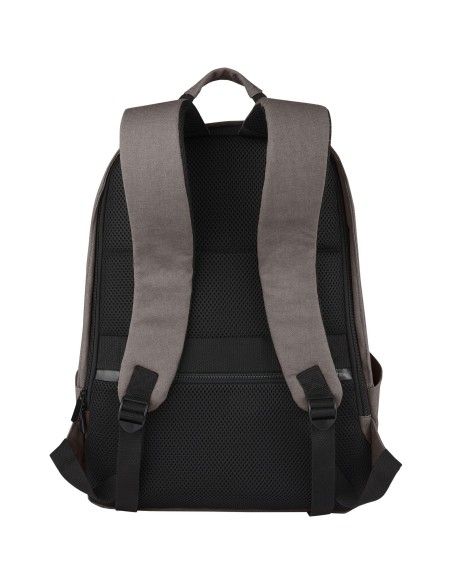 Mochila antirrobo de 18 L para portátil de 15,6" de lona reciclada GRS "Joey"