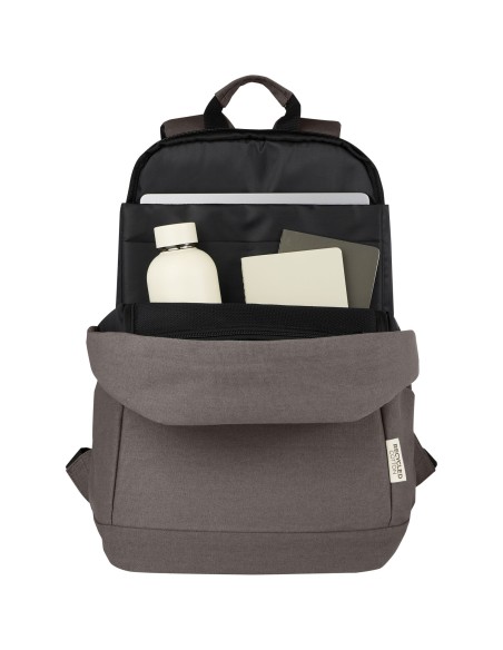 Mochila antirrobo de 18 L para portátil de 15,6" de lona reciclada GRS "Joey"