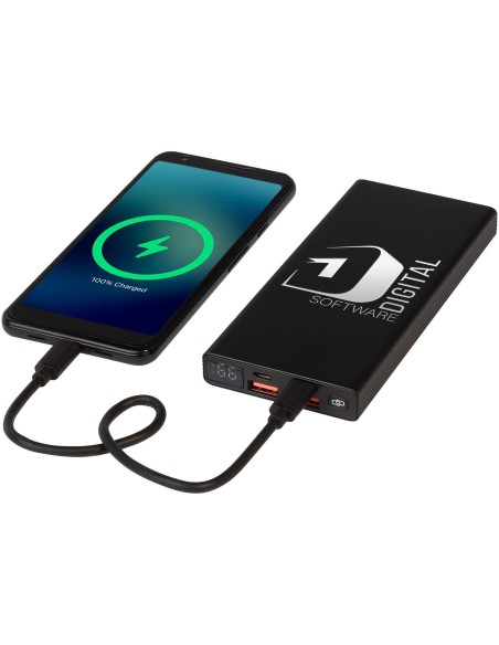 Batería externa de aluminio PD de 10 000 mAh y 22,5 W "Hybrid"