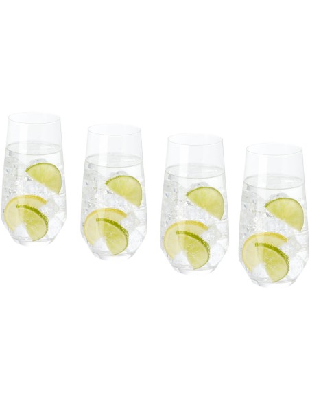 Juego de 4 vasos altos "Chuva"
