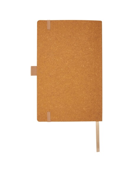 Recycled Leather Notebook with GRS recycled paper