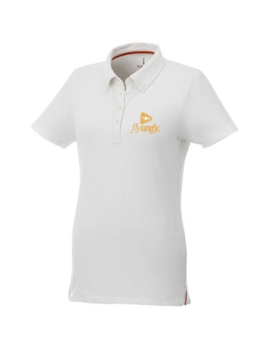 Polo con cuello abotonado para mujer "Atkinson"