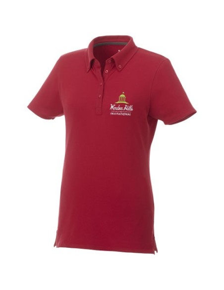 Polo con cuello abotonado para mujer "Atkinson"
