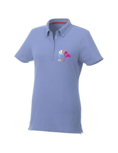 Polo con cuello abotonado para mujer "Atkinson"