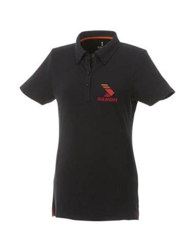 Polo con cuello abotonado para mujer "Atkinson"