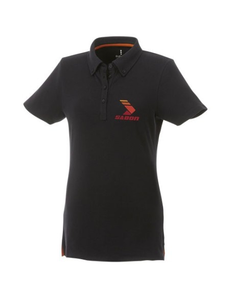 Polo con cuello abotonado para mujer "Atkinson"