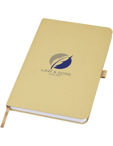 Libreta de tapa dura de papel arrugado "Fabianna"