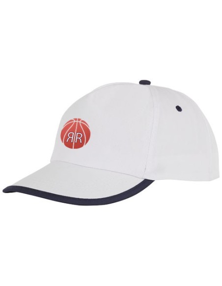 Gorra Nestor de 5 paneles con ribete