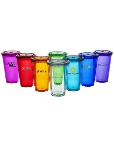 Vaso isotermico con pajita Cyclone