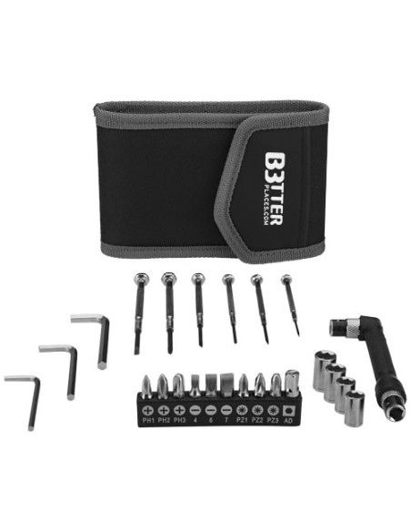 Set de herramientas de 24 funciones en bolsita Pockets