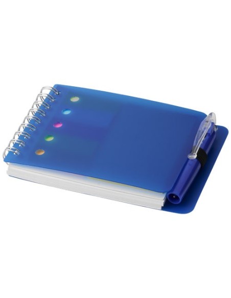 Libreta de bolsillo con bolígrafo y notas adhesivas "Kent"