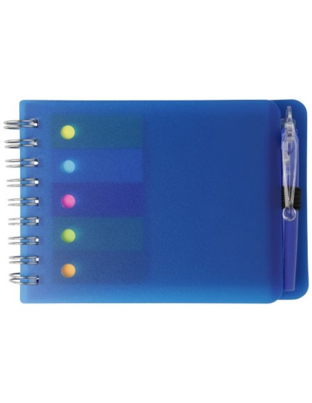 Libreta de bolsillo con bolígrafo y notas adhesivas "Kent"