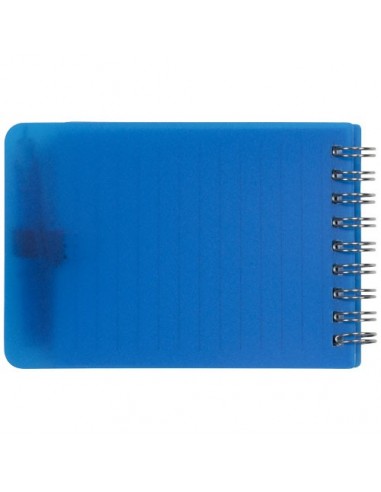 Libreta de bolsillo con bolígrafo y notas...