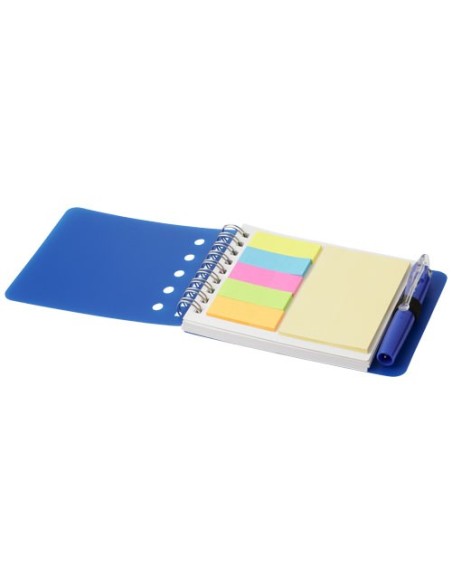 Libreta de bolsillo con bolígrafo y notas adhesivas "Kent"