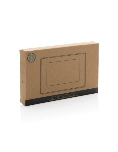 Reloj Utah RCS Rplastic bambú LED