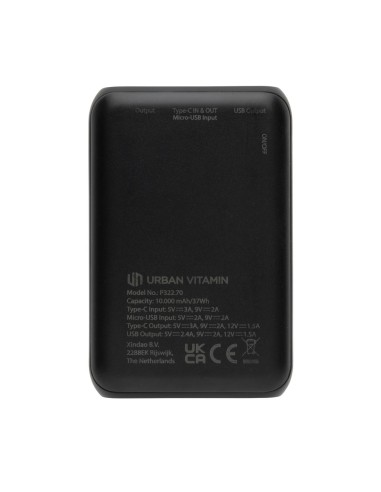 Powerbank Alameda Urban Vitamin de 10.000 mAh PD