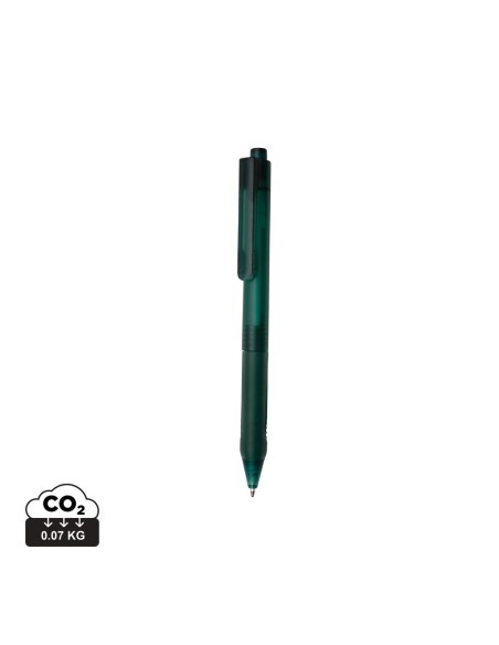 Bolígrafo mate X9 con empuñadura de silicona