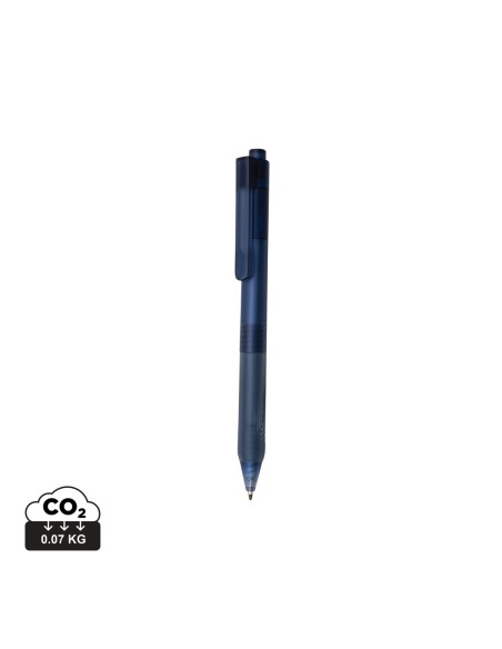 Bolígrafo mate X9 con empuñadura de silicona