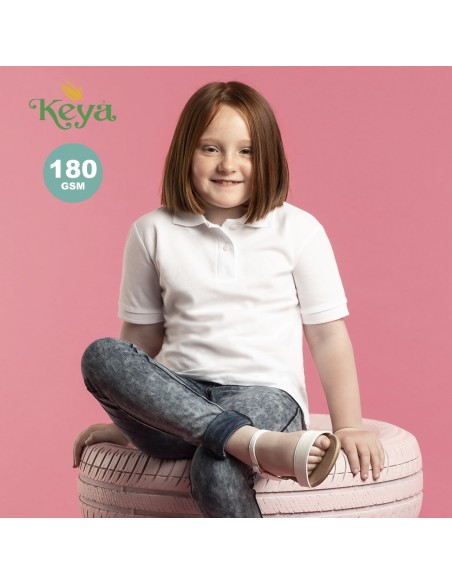 Polo Niño Blanco "keya" YPS180