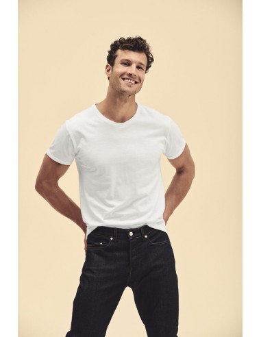 Camiseta Adulto Blanca Iconic V-Neck