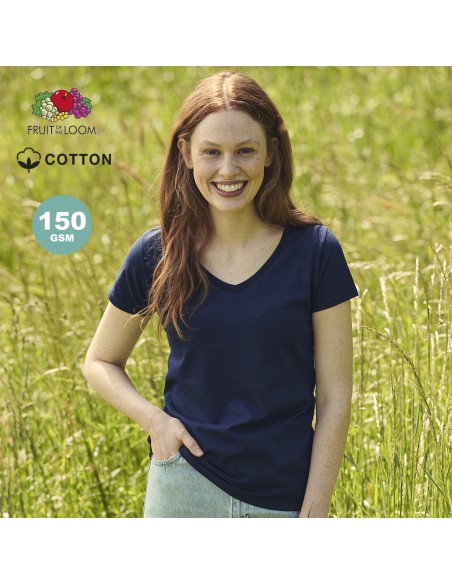 Camiseta Mujer Color Iconic V-Neck