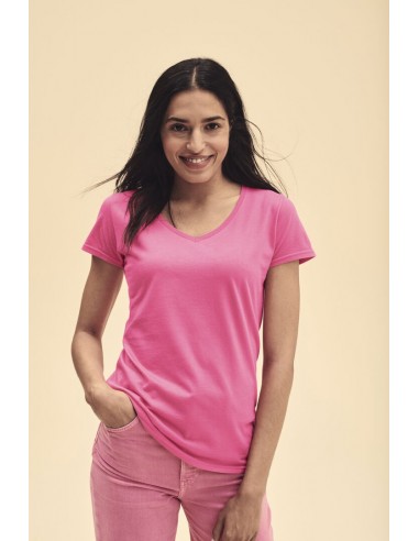 Camiseta Mujer Color Iconic V-Neck