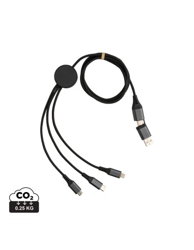 Cable Terra RCS aluminio reciclado 120 cm 6 en 1
