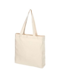 Bolsa Tote de algodón reciclado de 210 g/m² con refuerzos...