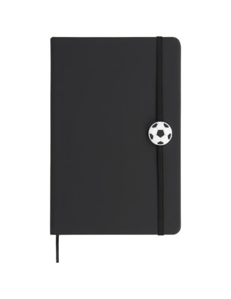 Libreta A5 con cinta de pelota de futbol Rowan