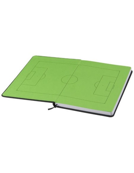 Libreta A5 con cinta de pelota de futbol Rowan