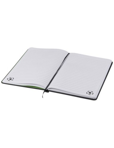 Libreta A5 con cinta de pelota de futbol Rowan