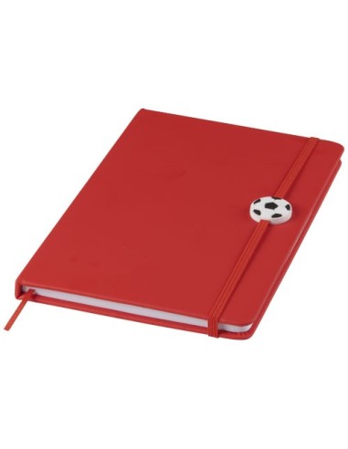 Libreta A5 con cinta de pelota de futbol Rowan