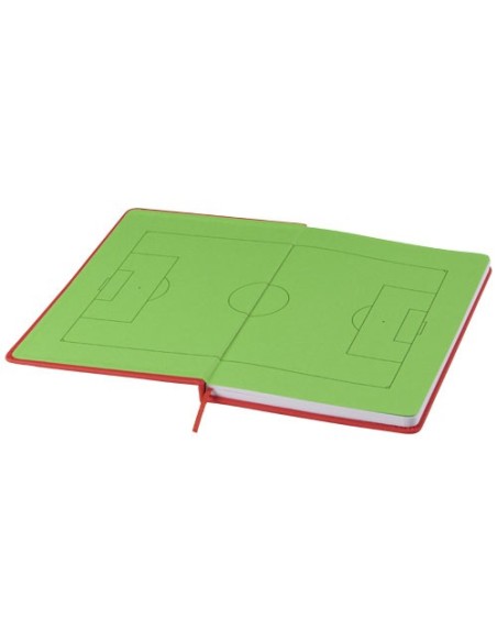 Libreta A5 con cinta de pelota de futbol Rowan
