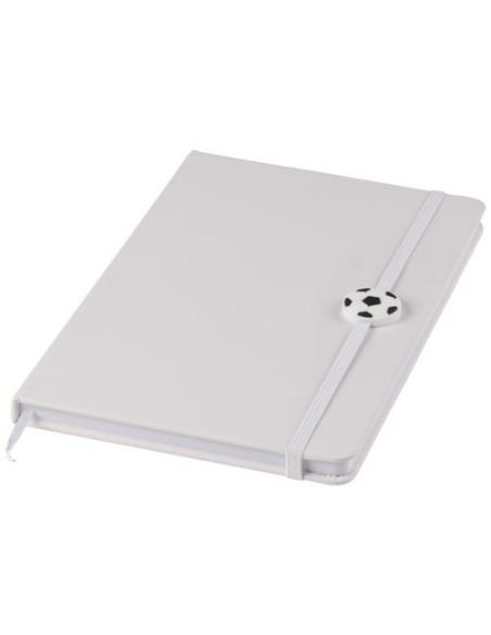 Libreta A5 con cinta de pelota de futbol Rowan