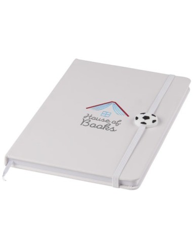 Libreta A5 con cinta de pelota de futbol Rowan