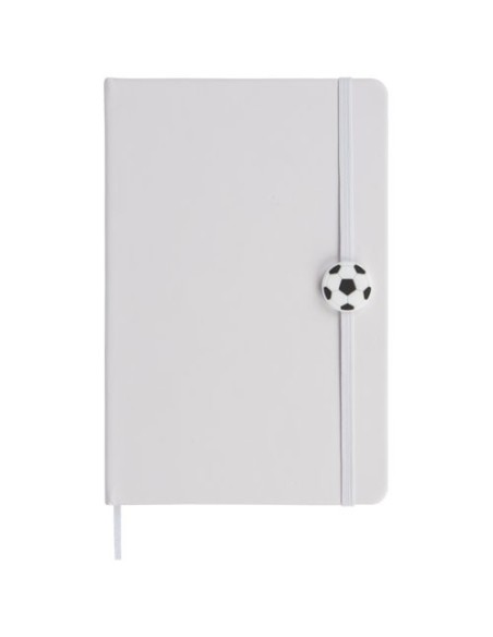 Libreta A5 con cinta de pelota de futbol Rowan
